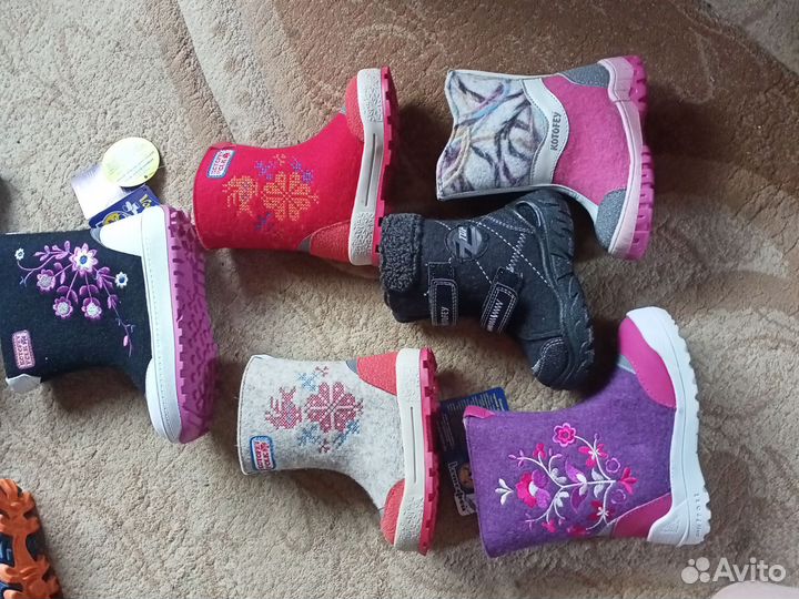 Сапожки -сноубутсы утеплённые