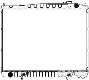 Sakura 32511003 Радиатор охлаждения двигателя niss