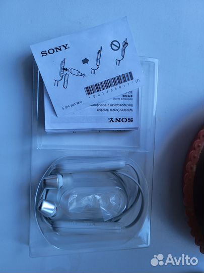 Проводные наушники sony