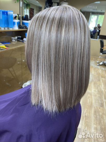 Сложное окрашивание волос, стрижки