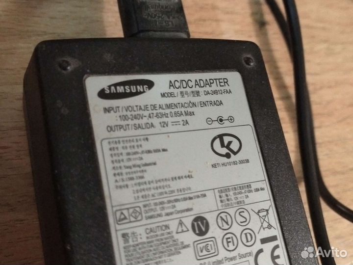 Блок питания Samsung 220/12в/2A