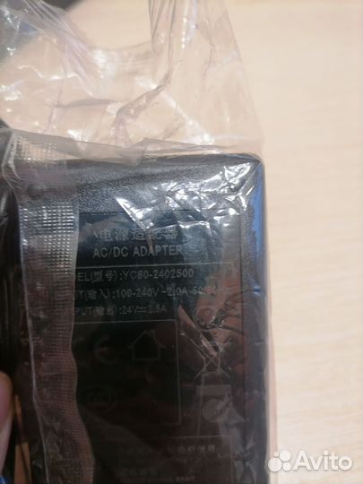 Блок питания 12V, 24V, кабель AWM E101344