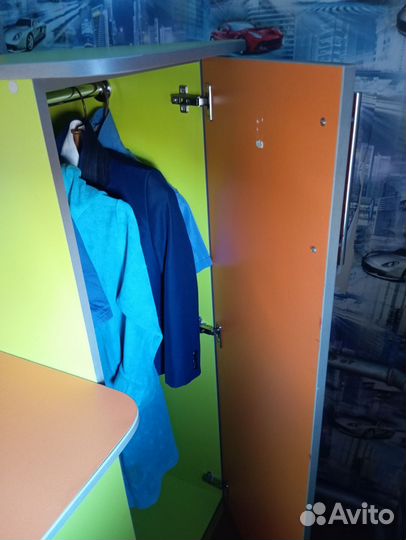 Двухъярусная кровать бу с матрасами