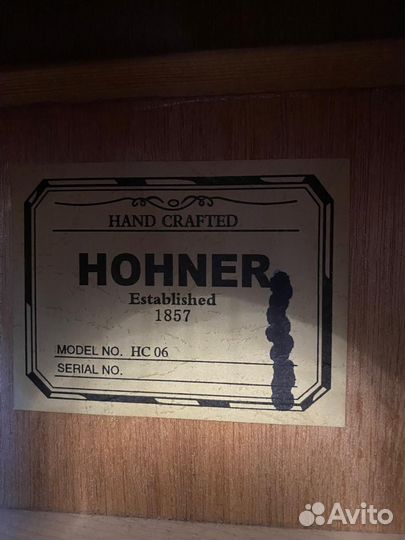 Гитара Hohner HC 06 классика 4/4