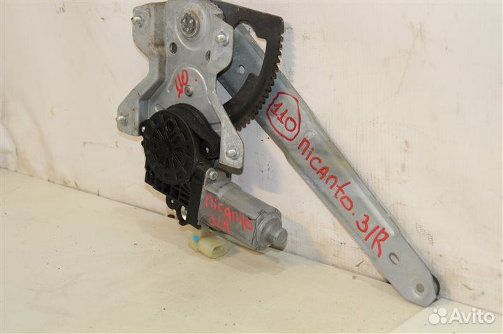 Стеклоподъемник задний правый Kia Picanto G4HG