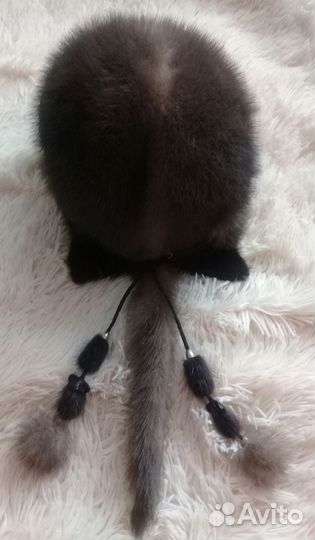 Норковая шапка бу