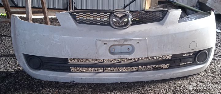 Бампер передний mazda demio DY3W