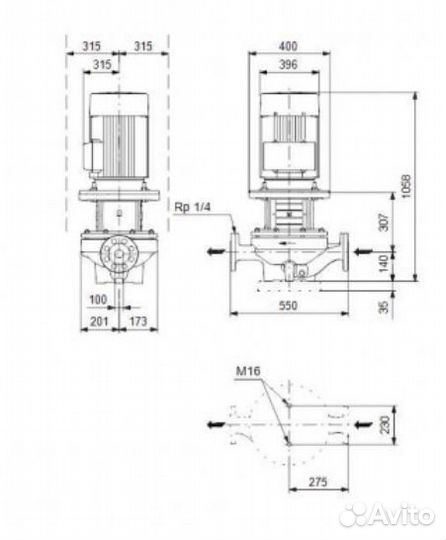 Насос Grundfos TP 100-480/2 A-F-A-baqe 400D 50HZ