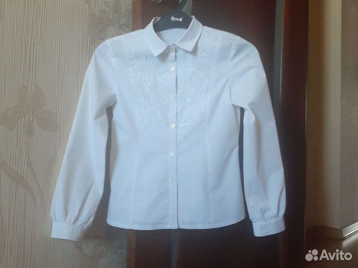 Блузка белая для девочек