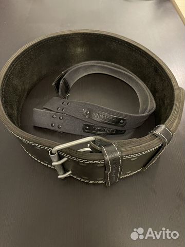 Пояс штангиста Powermens + 2 лямки в подарок