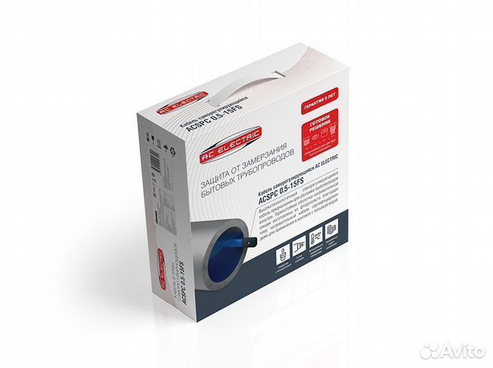 Кабель саморегулирующийся AC electric acsc 1.2-40P