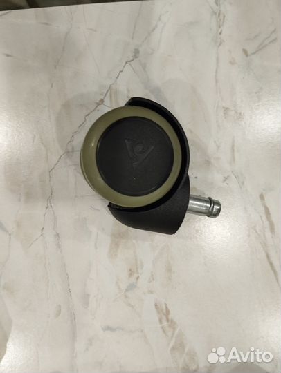 Колеса для офисного стула цвет серый/чёрный