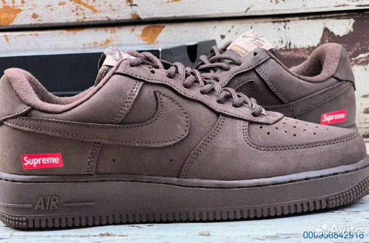 Кроссовки Nike Air Force x Supreme (Арт.23251)