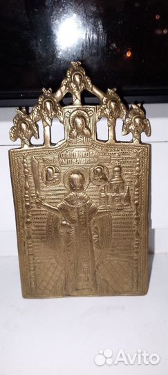 Икона Николай Можайский. 19 век оригинал