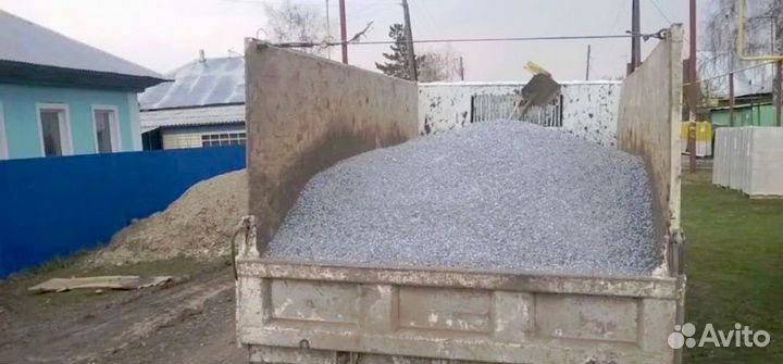 Щебень гравийный с доставкой