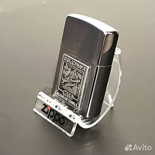 Зажигалка Zippo Vodka Stolichnaya 1997г ориг. бу