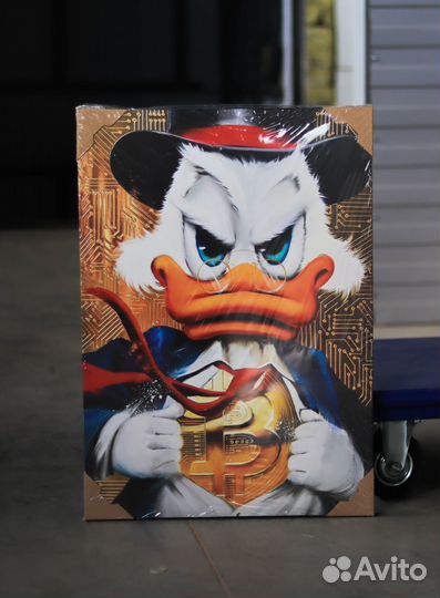 Картина на холсте Scrooge McDuck 50х70см