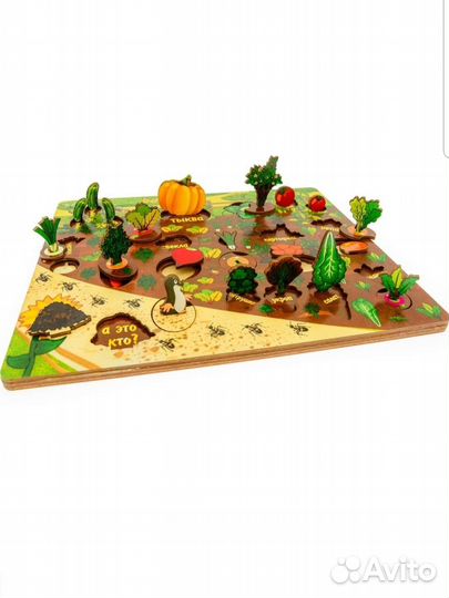 Деревянная игра Огород