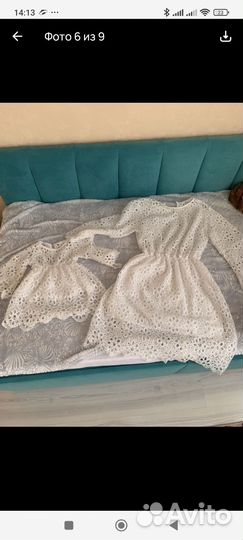 Фэмэли лук мама и дочка платье