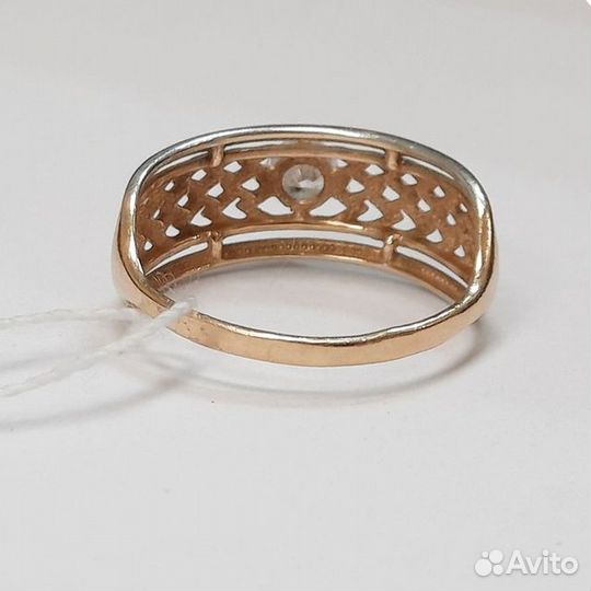Золотое кольцо с камнем 16,5р