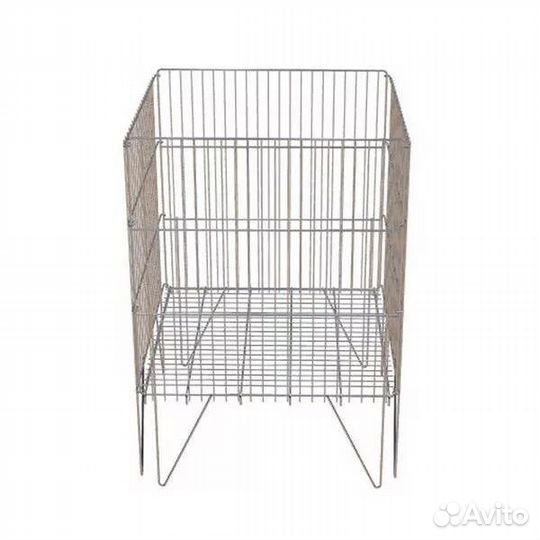 Корзина для распродаж, стеллаж (хром)