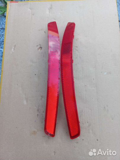 Катафот заднего бампера на Киа Рио 3