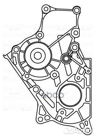 Насос водяной для а/м Toyota Corolla (91) /Avensis