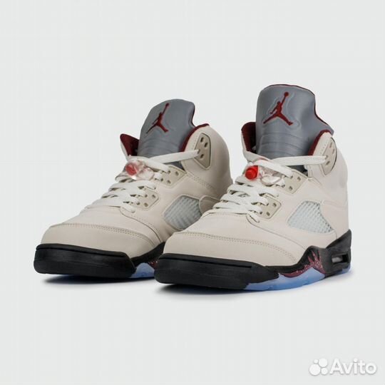 Кроссовки Nike Air Jordan 5 Beige Black Ftwr