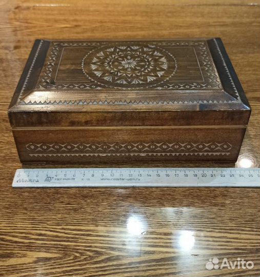 Деревянная шкатулка СССР