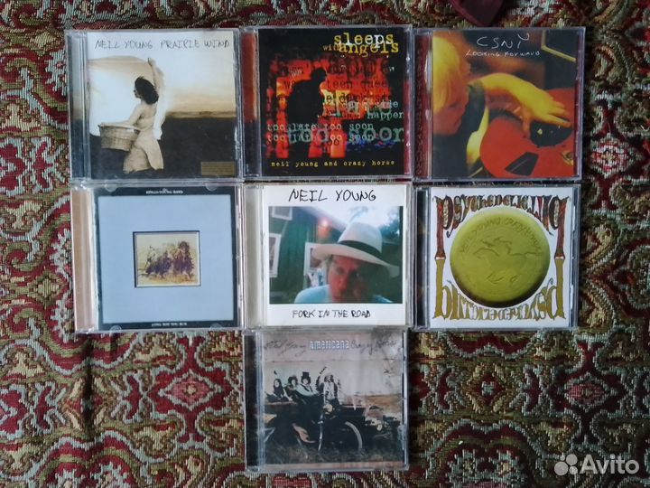 Cd Jimi Hendrix, Tom Waits, Neil Young