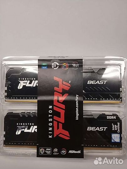 Память Kingston (KF432C16bbak2/32) DDR4 - 2x 16гб