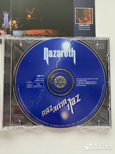CD диск Nazareth