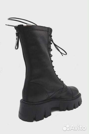 Premiata сапоги чёрные кожаные 39 265709