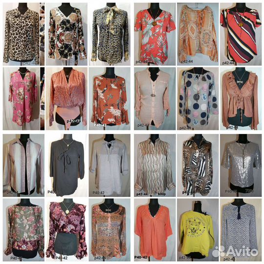 Блузки 42-44,44-46 Италия, Турция