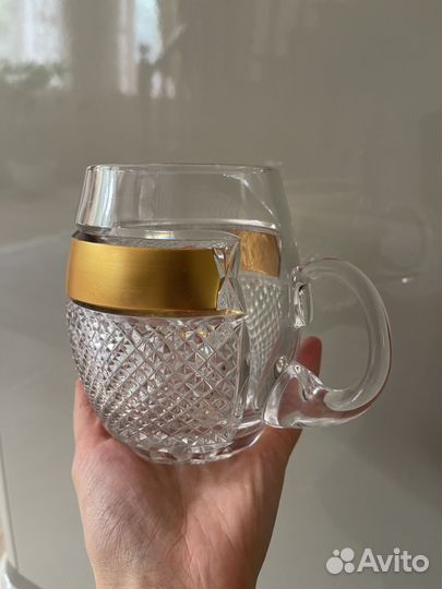 Кружка хрусталь богемия