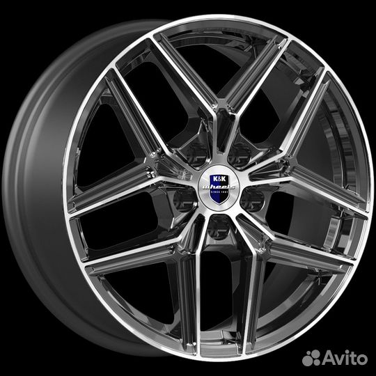 Диск K&K Юнион Алмаз Черный 7*17/5*114,3 d67,1 ет45 (KC1025)