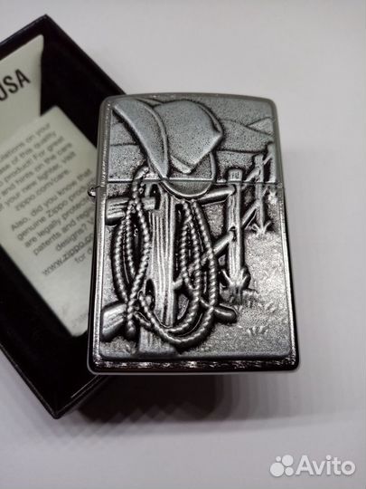 Зажигалка Zippo - Ковбой на отдыхе 24879 Resting C