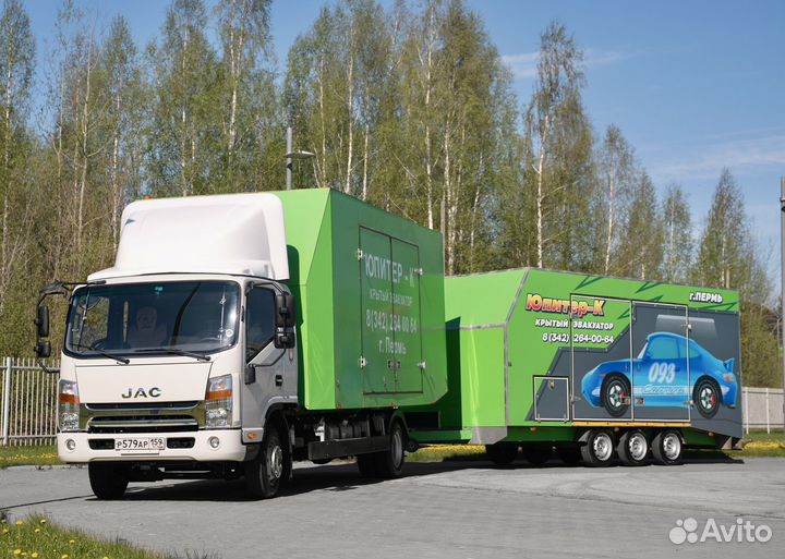 Крытый эвакуатор по России