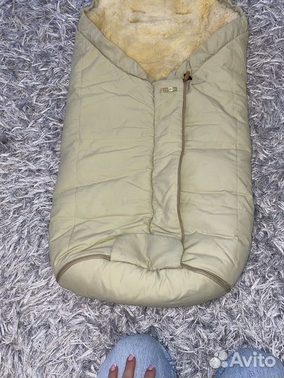 Конверт зимний на овчине christ