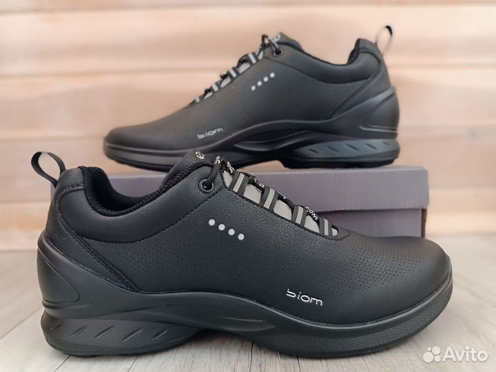 Мужские кожаные кроссовки ecco biom 41-45