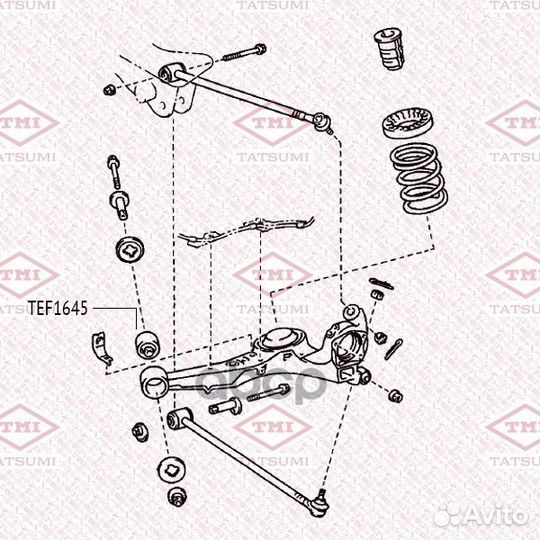 Toyota RAV4 94- TEF1645 tatsumi