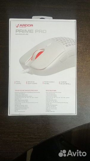 Мышь проводная ardor gaming Prime PRO белый