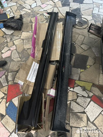 Пороги r34 седан, капот