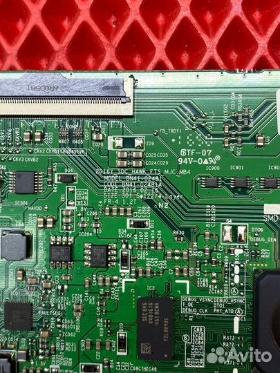 T-CON Т-кон телевизора samsung UE40K6500AU