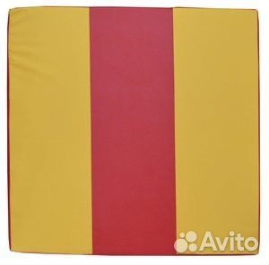 Мат гимнастический 1х1х0,10м 3 полосы