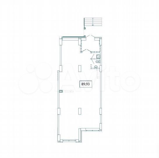 Продам помещение свободного назначения, 89.7 м²