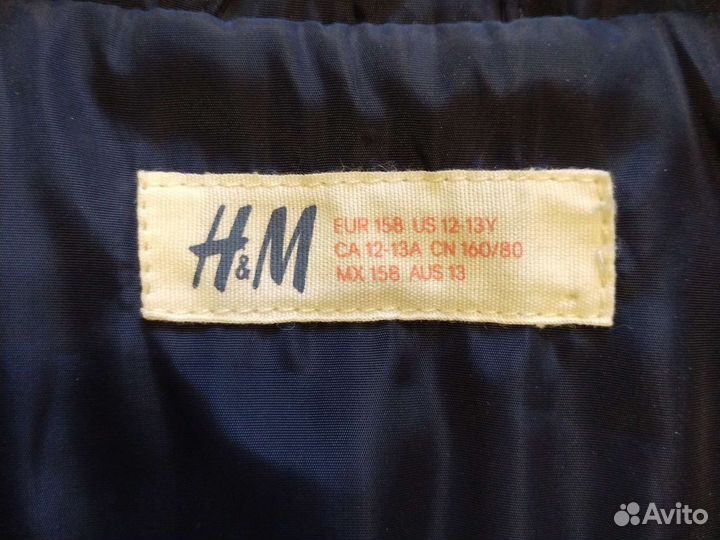 Ветровка для мальчика H&M р158, подклад хлопок