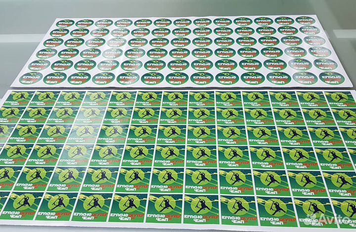 Печать наклеек любой формы, стикерпаки, тиражи