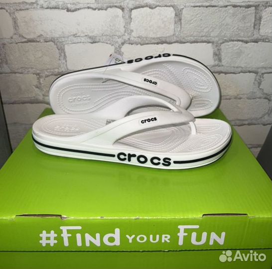 Сланцы шлепанцы Crocs белые 38/39