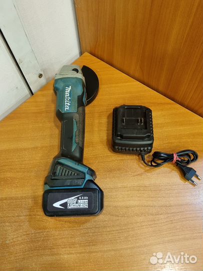 Аккумуляторная ушм (болгарка) Makita DGA504